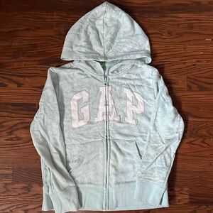 GAP kids girls (M) size 8 hoodie mint green in color.